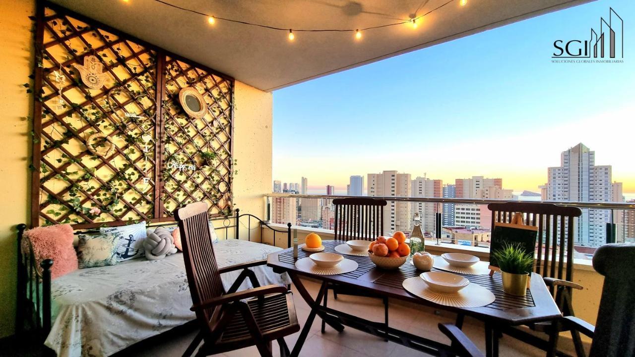 Апартаменты Sunset Chill Out- Torres D' Oboe Бенидорм Экстерьер фото